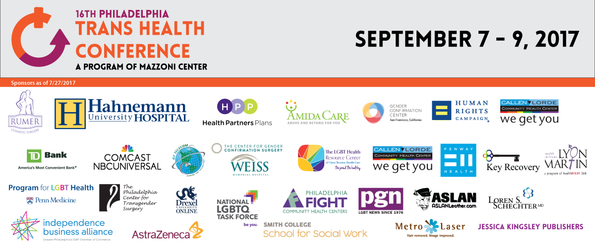 16th Philadelphia Trans Health Conference Mazzoni Center