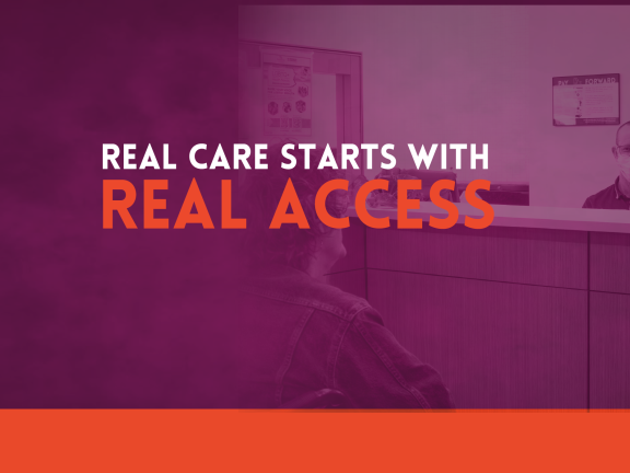 Real Care Starts Banner