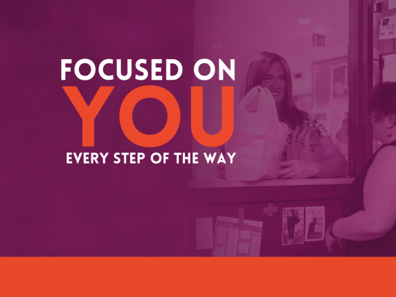 Focus on You Every Step of The Way Banner