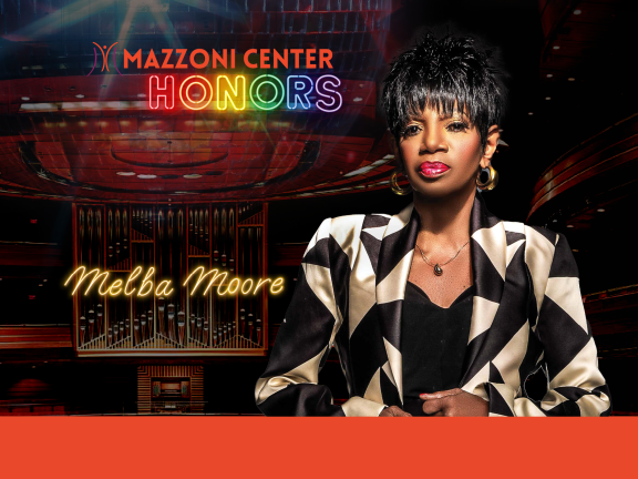 Mazzoni Center Honors Melba Moore Banner