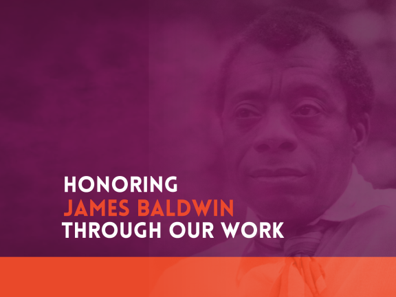 Honoring James Baldwin Banner