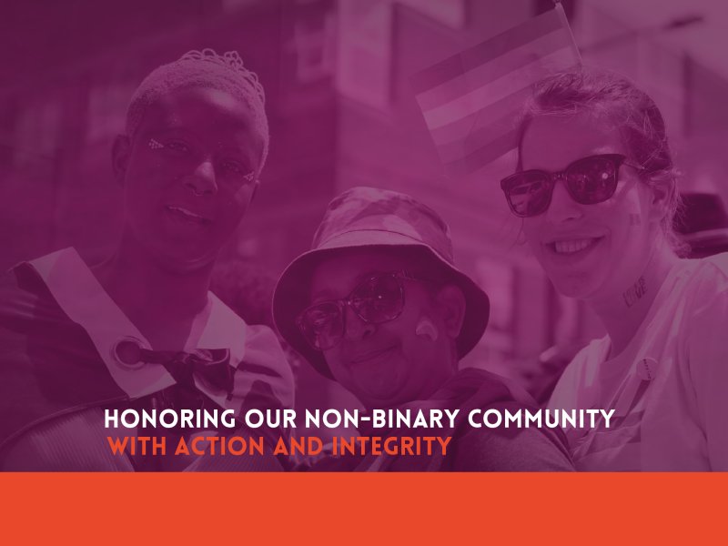 Honoring Our Non-Binary Community Banner