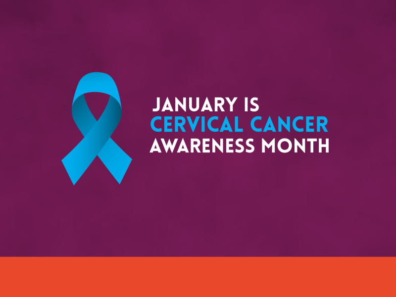 January is Cervical Cancer Awareness Month Banner